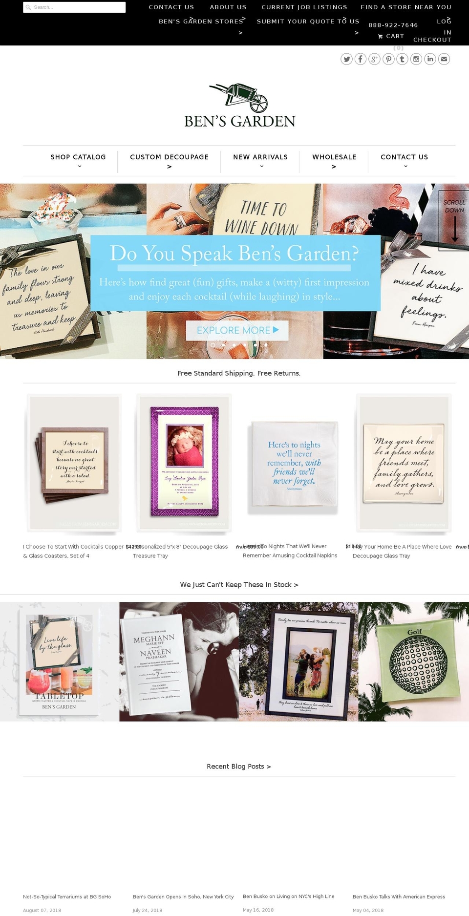 benspapers.com — Shopify storefront screenshot