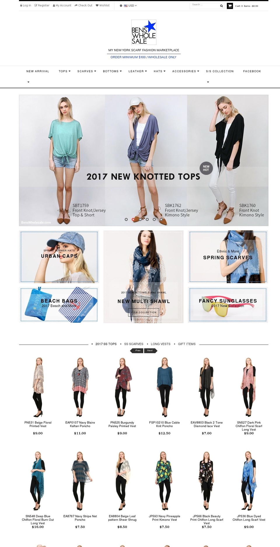 benswholesale.com shopify website screenshot