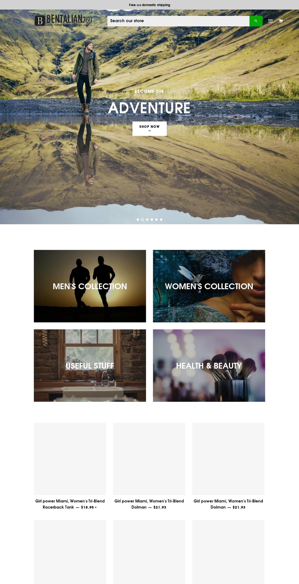 bentalian.com — Shopify storefront screenshot