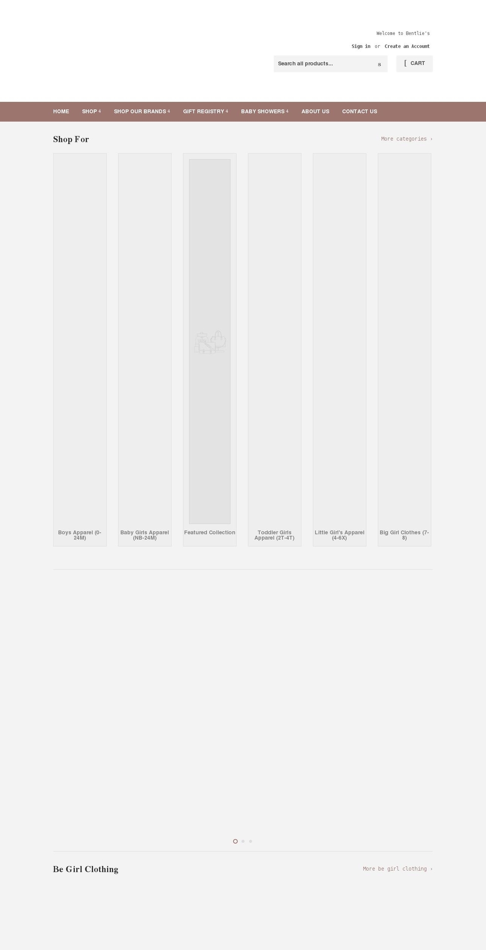 bentlies.com shopify website screenshot