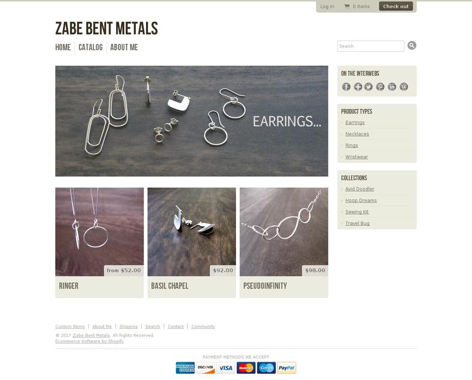 bentmetals.com shopify website screenshot