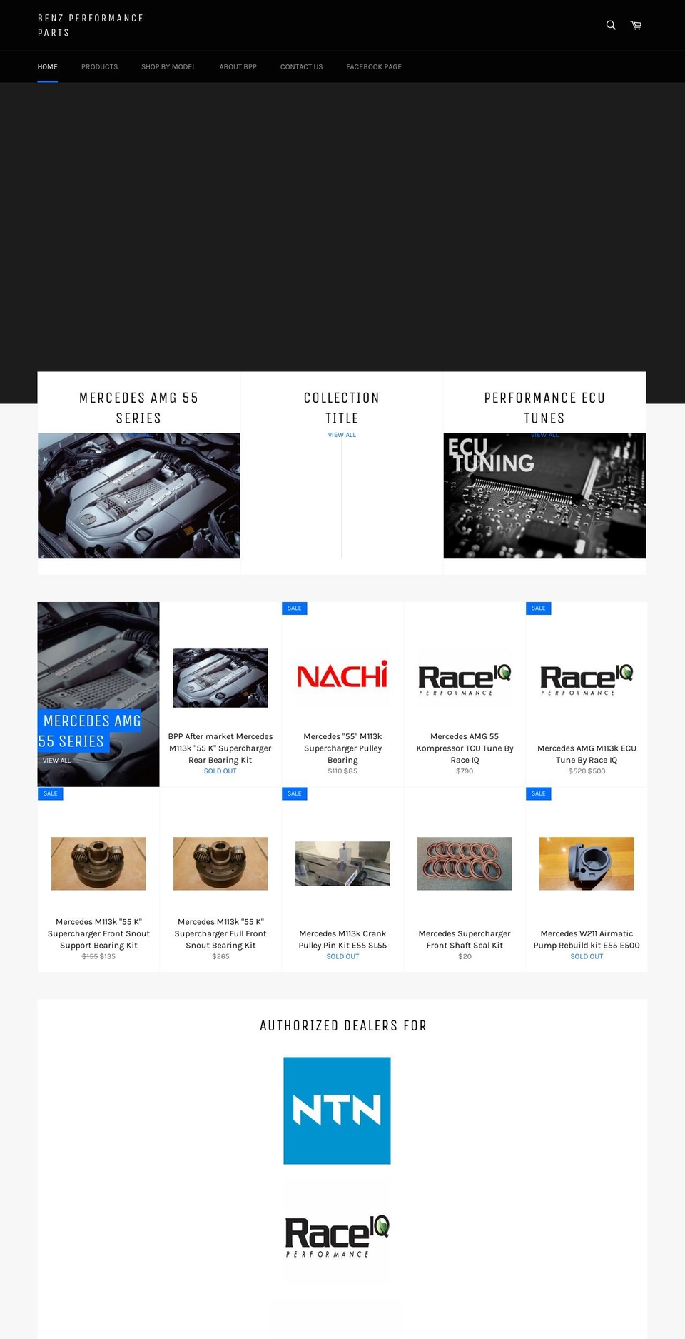 benzperformanceparts.com.au shopify website screenshot