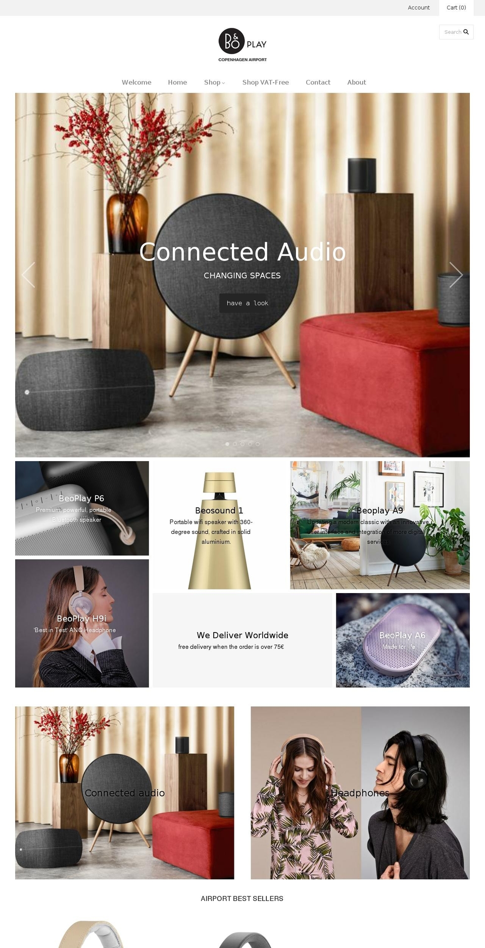 beocph.com — Shopify storefront screenshot