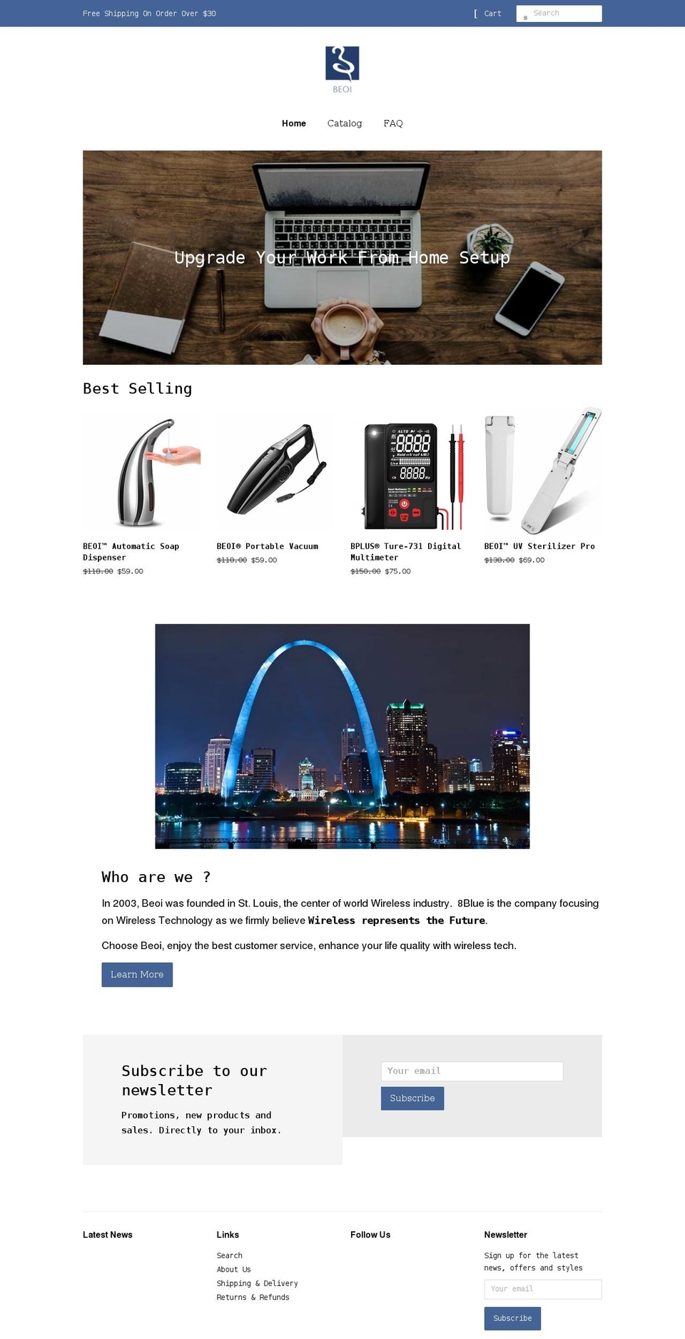 beoi.shop shopify website screenshot