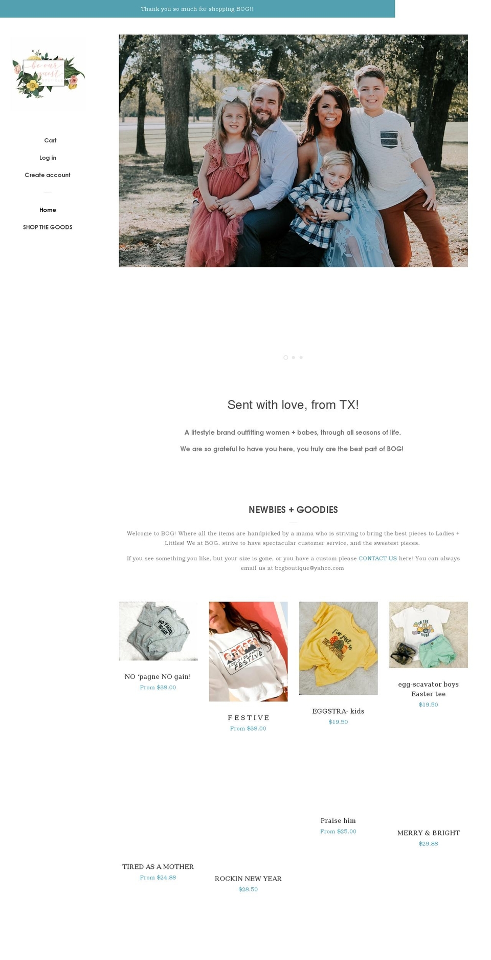 Pop with Installments message Shopify theme site example beourguestboutique.com