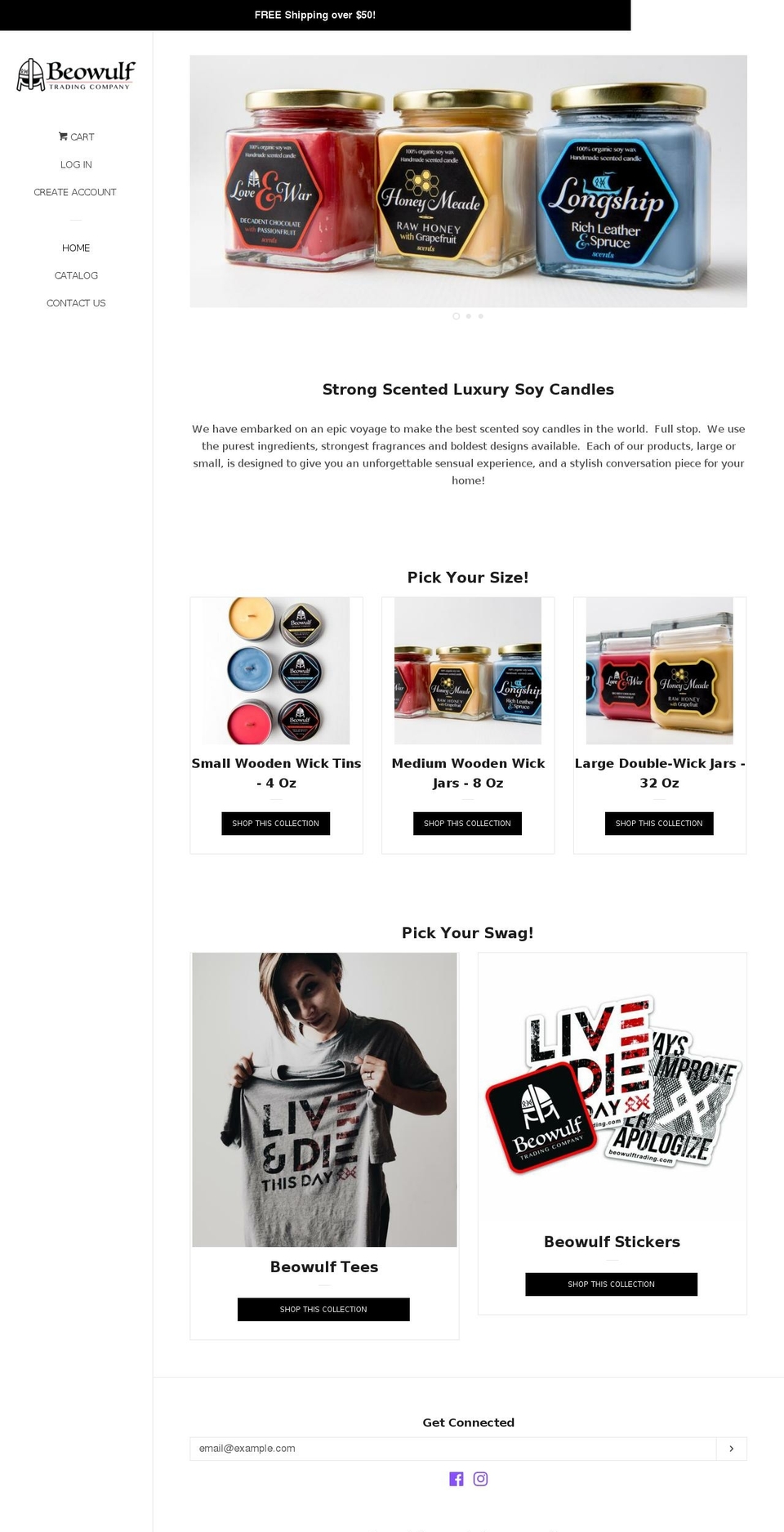 beowulftrading.com — Shopify storefront screenshot