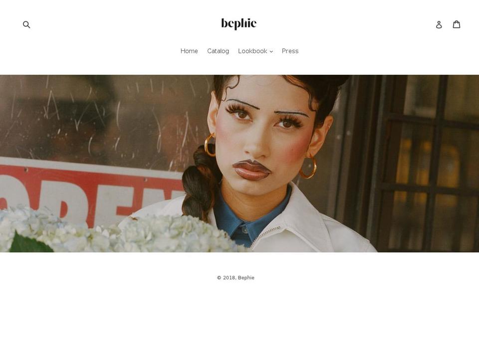 bephie.com shopify website screenshot