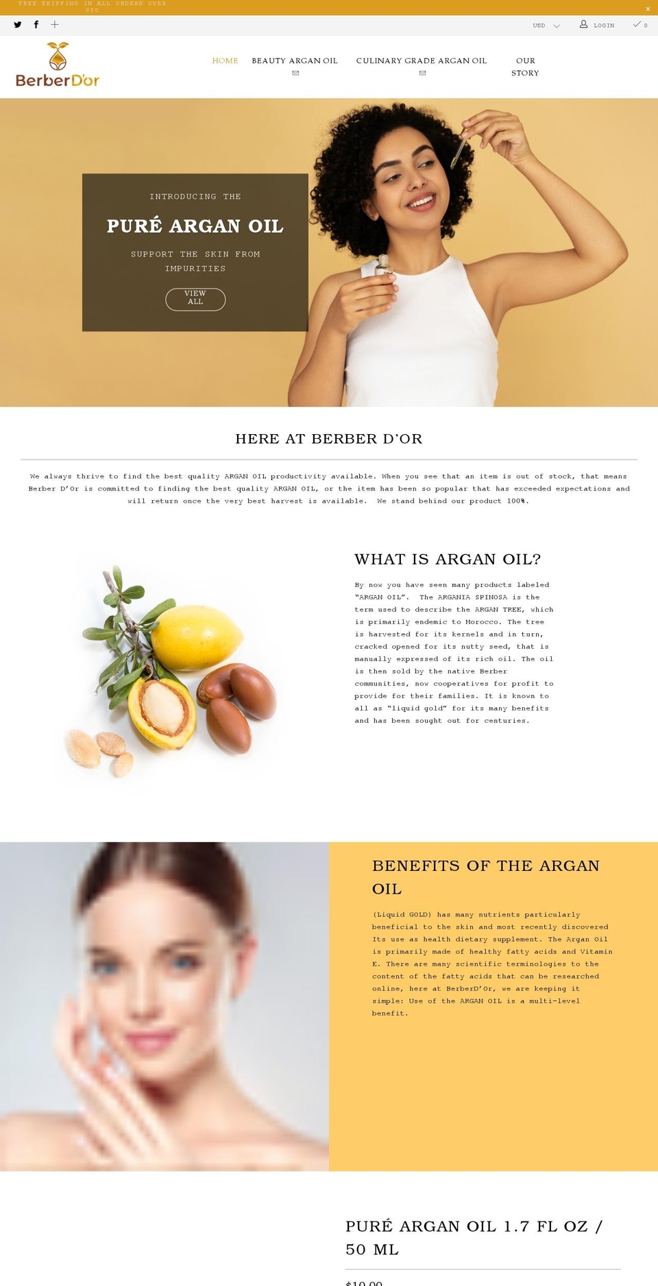 berberdor.com shopify website screenshot