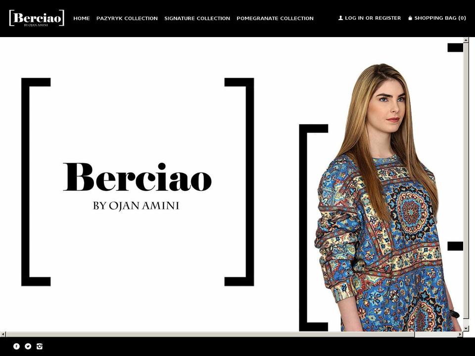 berciao.com — Shopify storefront screenshot