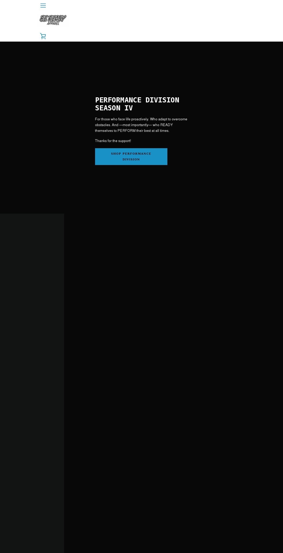 beready-apparel.com shopify website screenshot