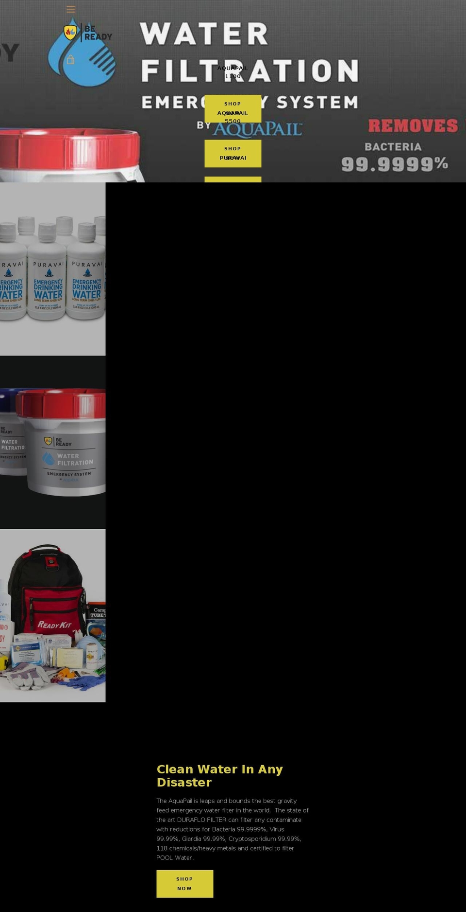bereadyinchawaii.com — Shopify storefront screenshot