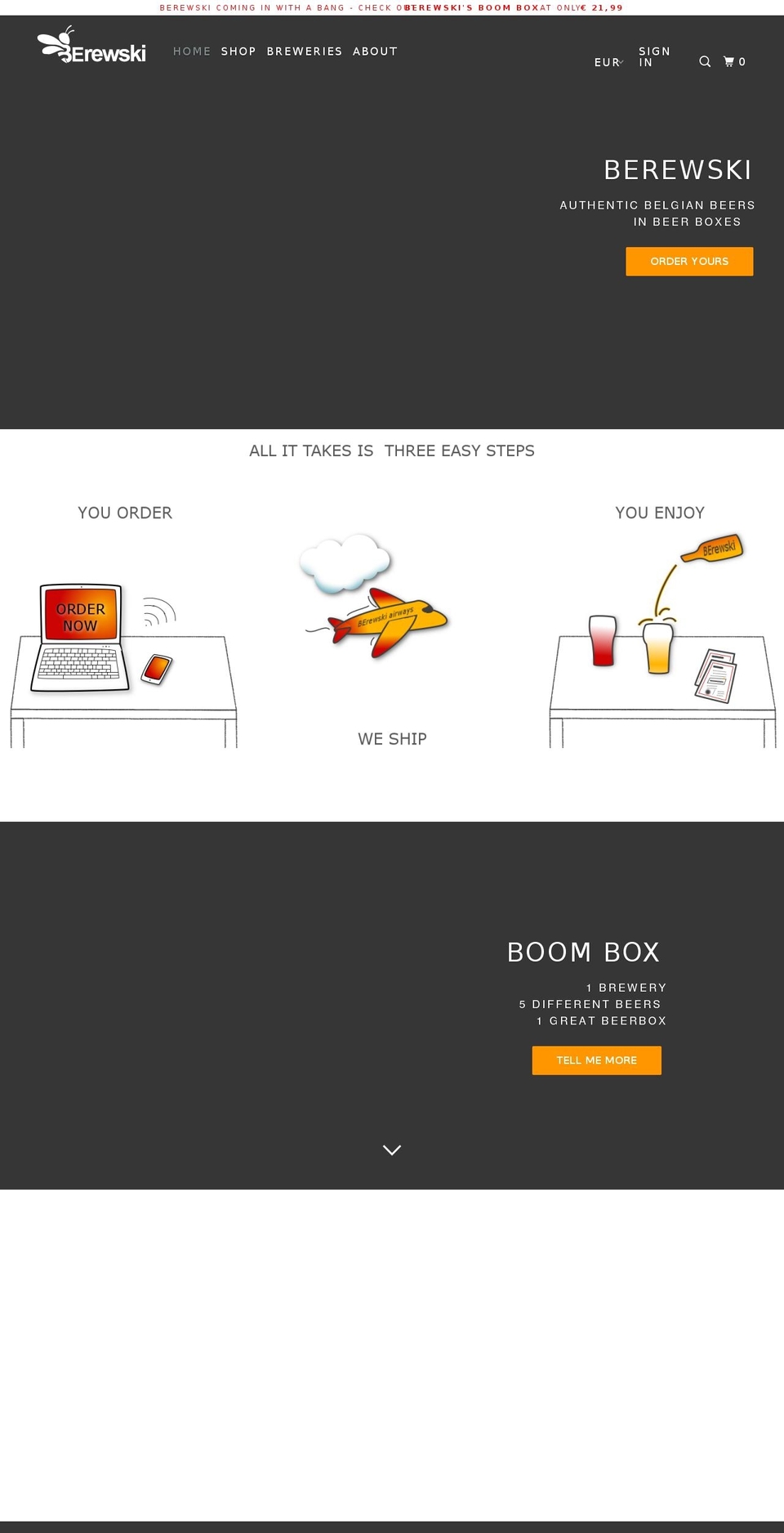berewski.com — Shopify storefront screenshot