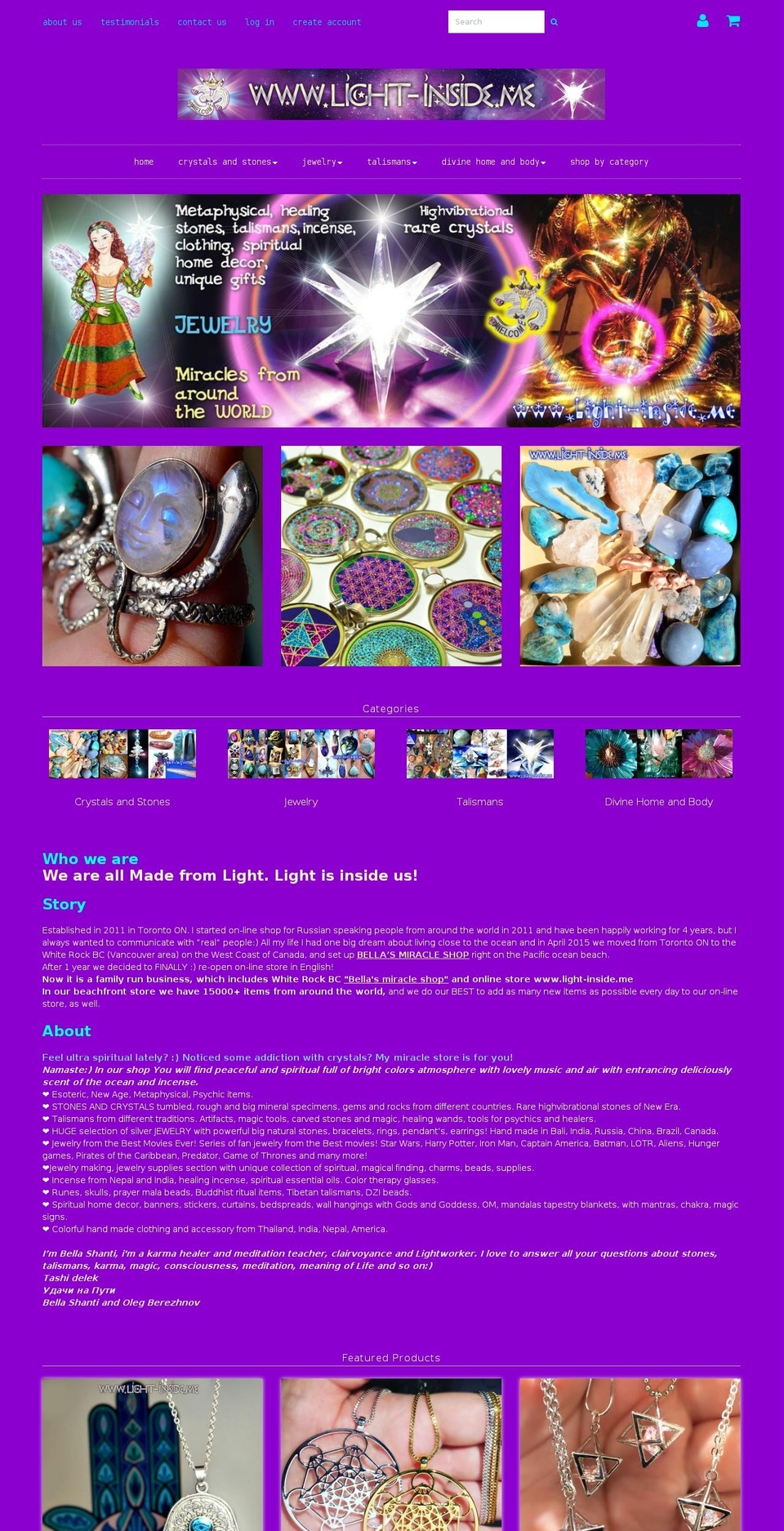 berezhnov.com shopify website screenshot