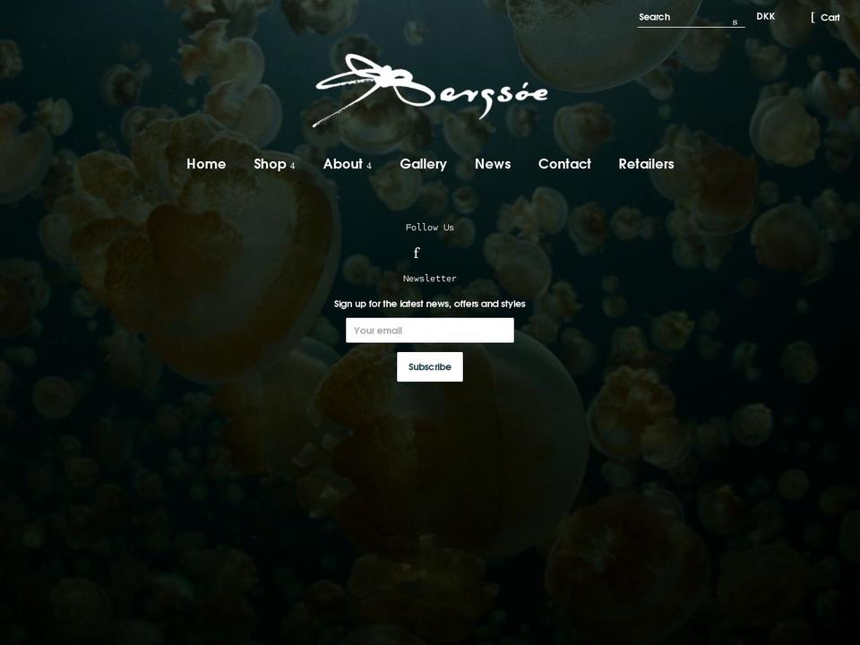 bergsoe.dk shopify website screenshot