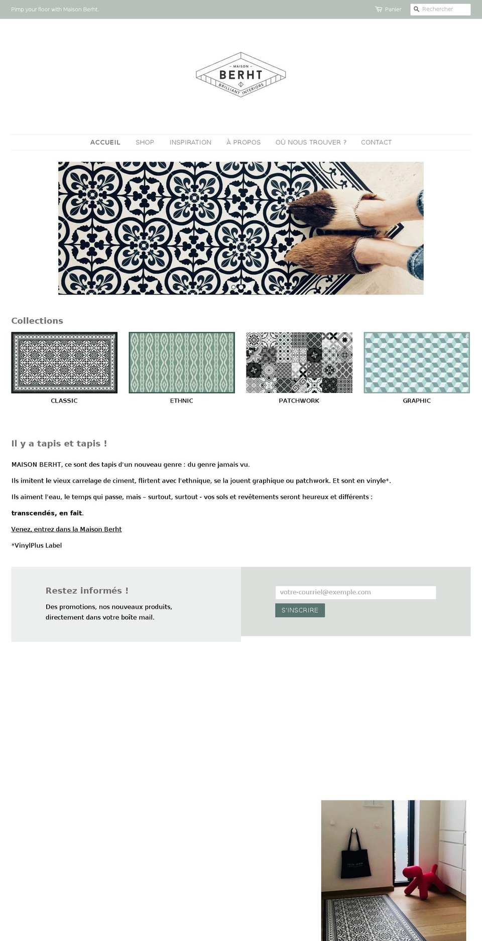 berht.com — Shopify storefront screenshot