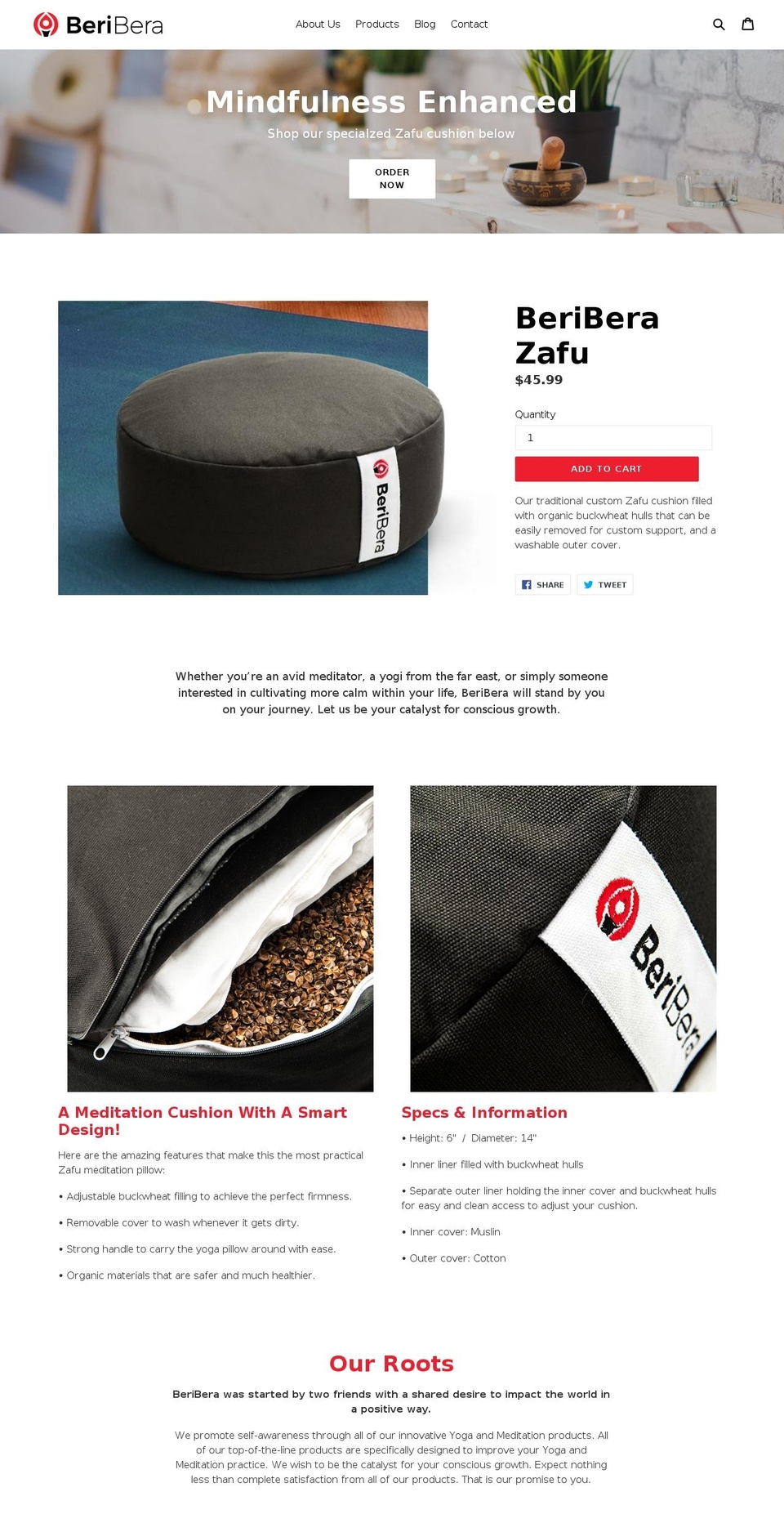 beribera.com — Shopify storefront screenshot