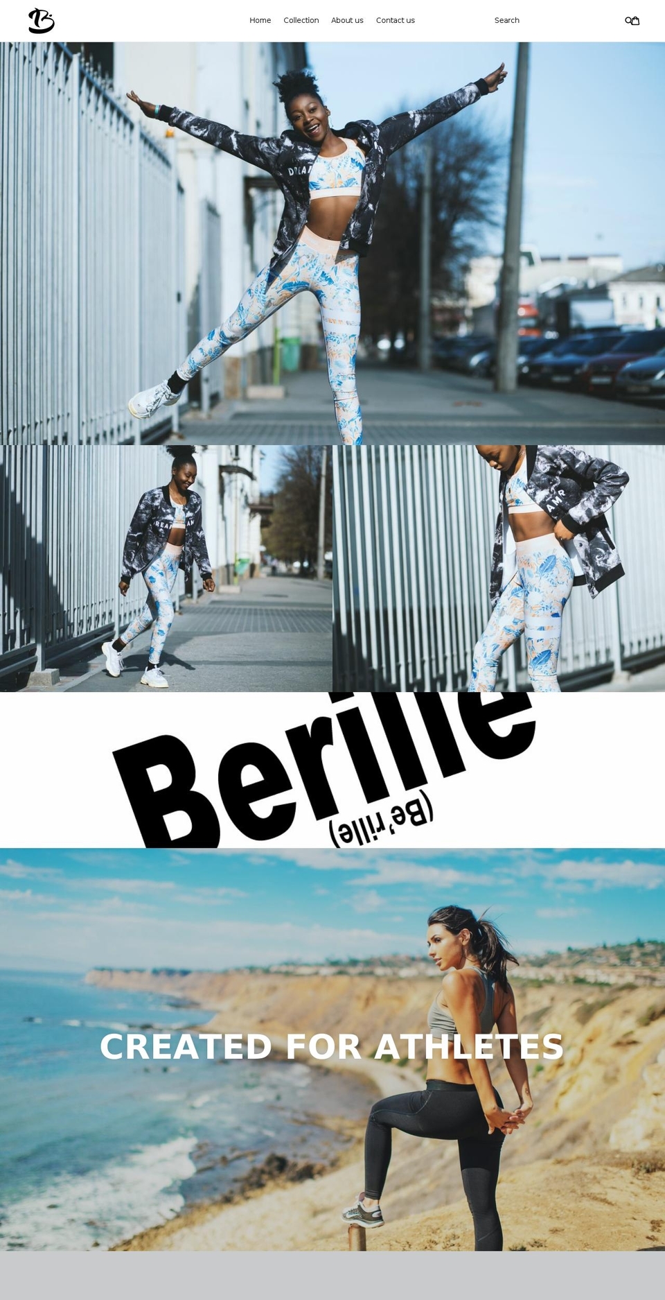 berille.com — Shopify storefront screenshot