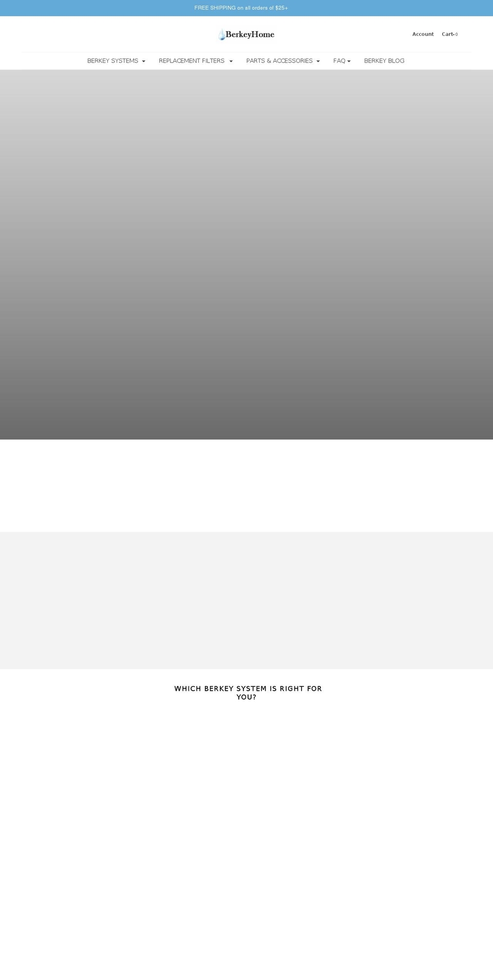 berkeyhome.com shopify website screenshot