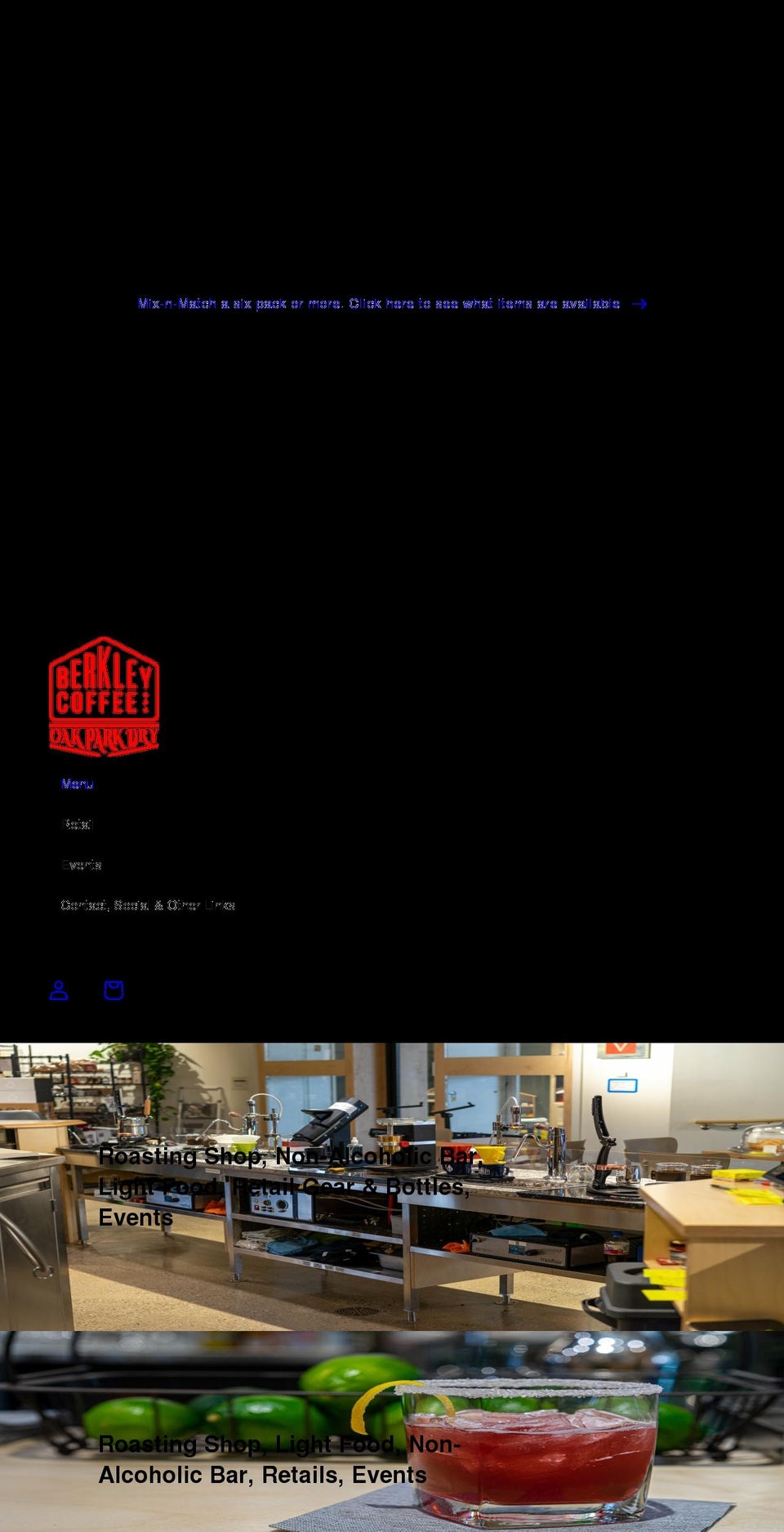 berkleycoffee.com shopify website screenshot