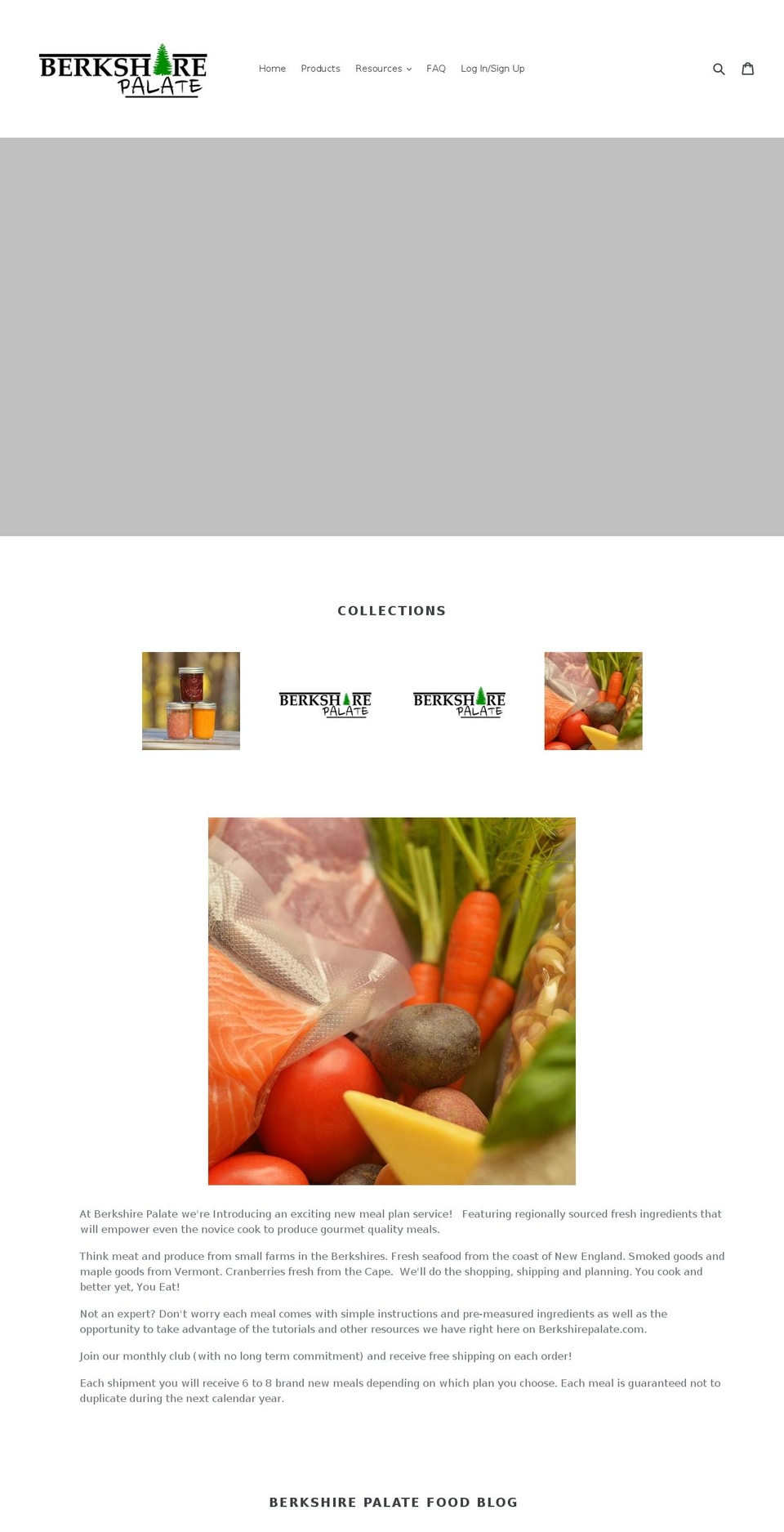 berkshirepalate.com — Shopify storefront screenshot