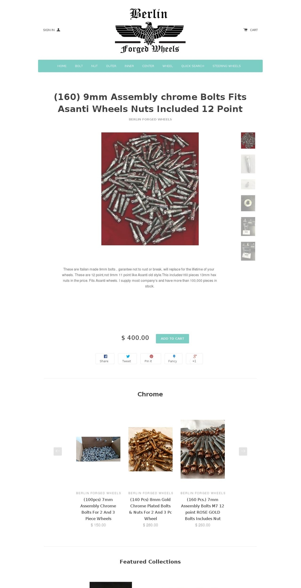 berlinforged.com shopify website screenshot