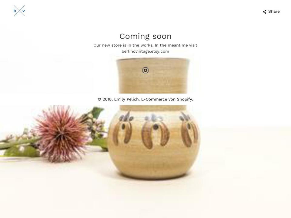 berlinovintage.com — Shopify storefront screenshot