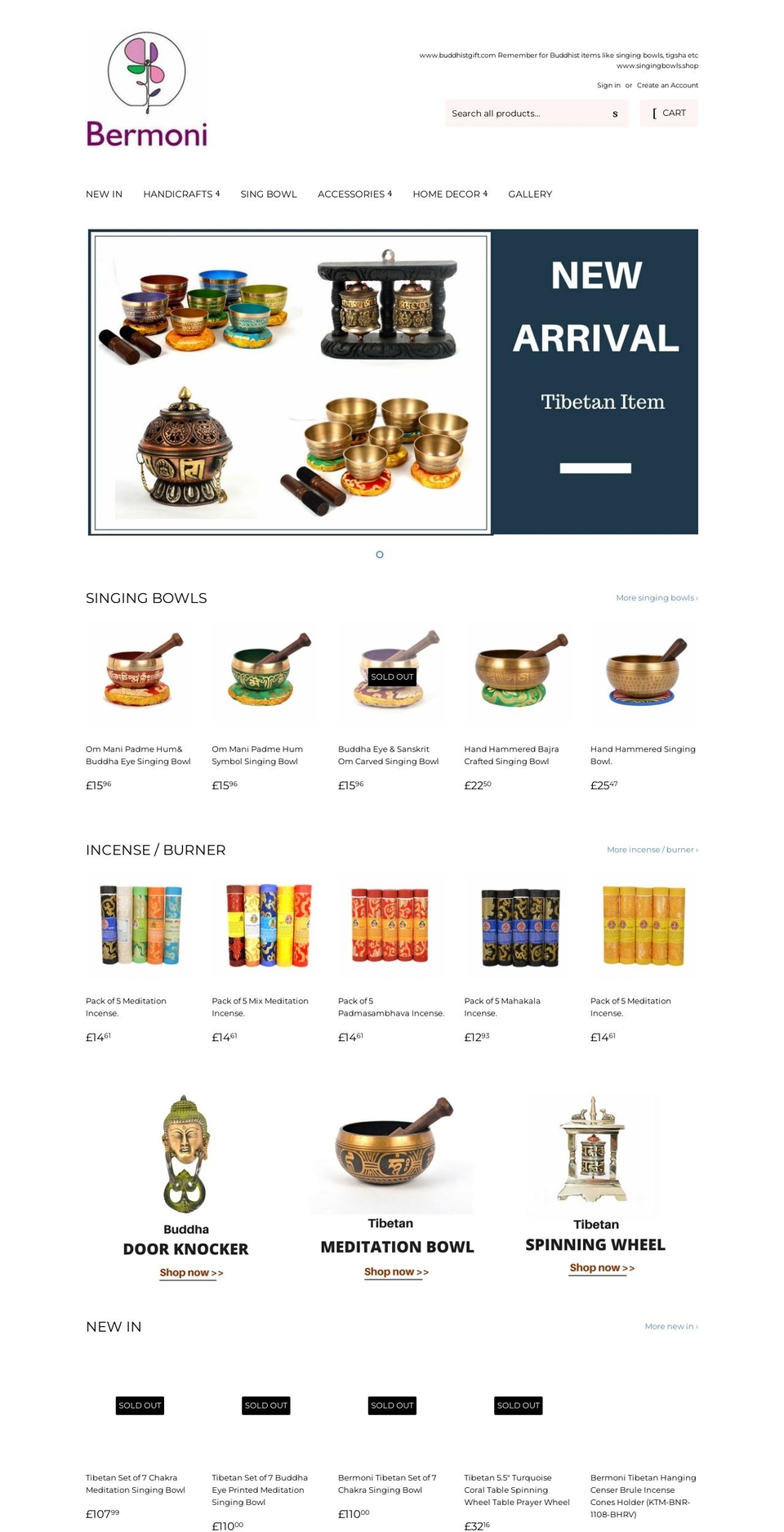 bermoni.myshopify.com shopify website screenshot