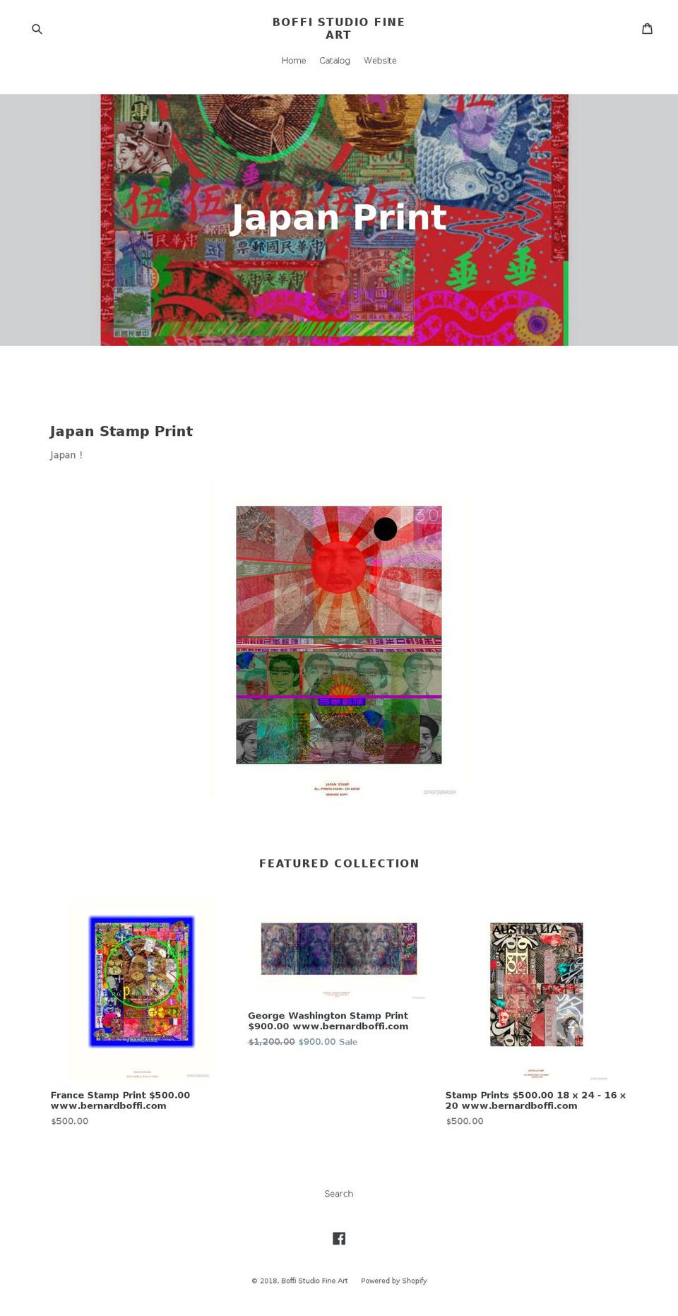 bernardboffi.net shopify website screenshot