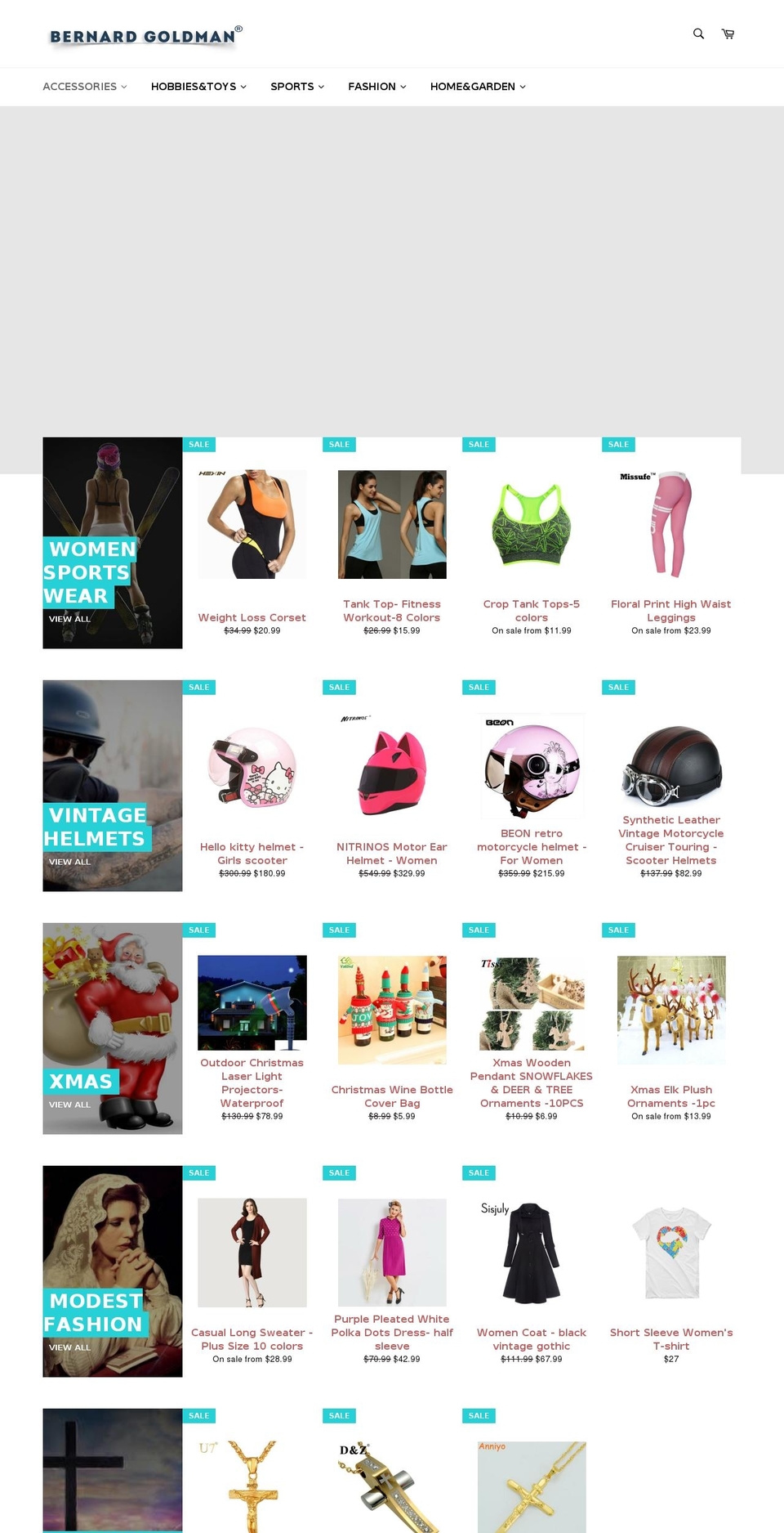bernardgoldman.com — Shopify storefront screenshot