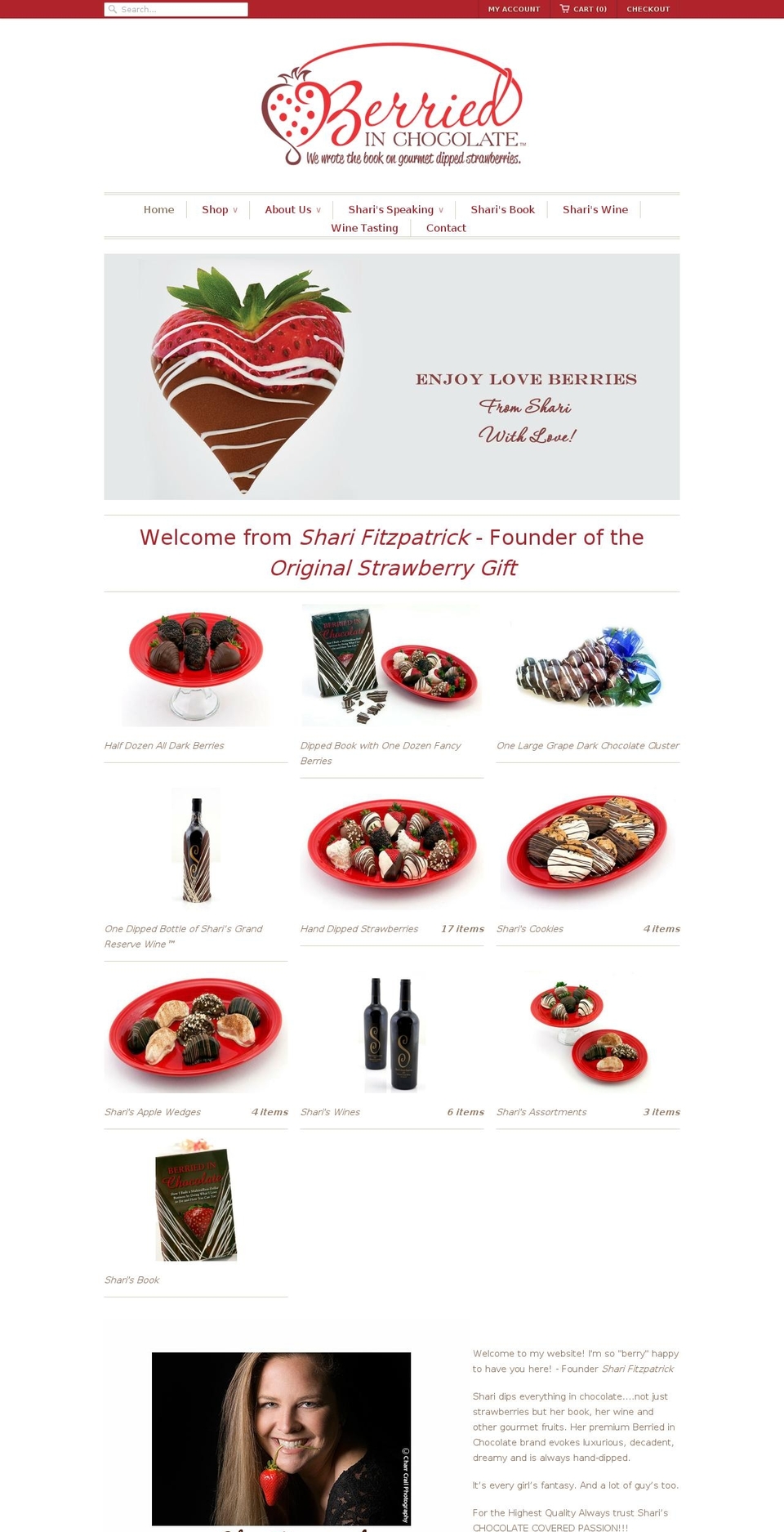 berried-in-chocolate Shopify theme site example berriedinchocolate.com