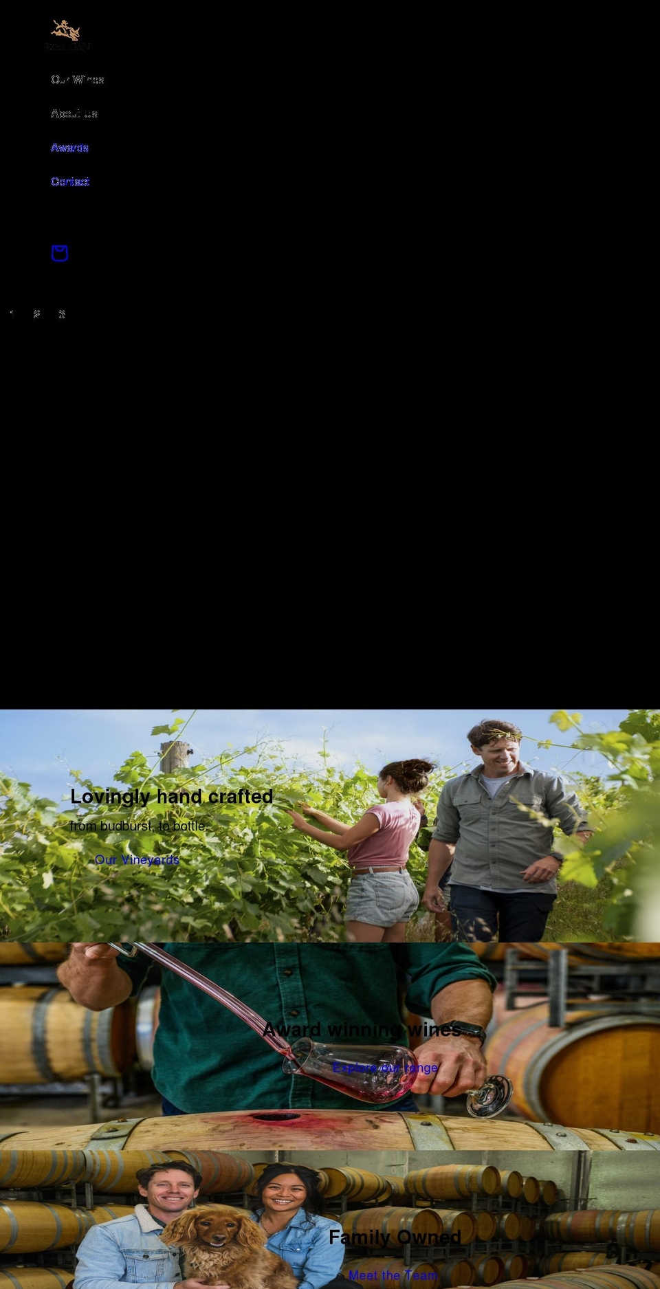 berriganwines.com.au shopify website screenshot