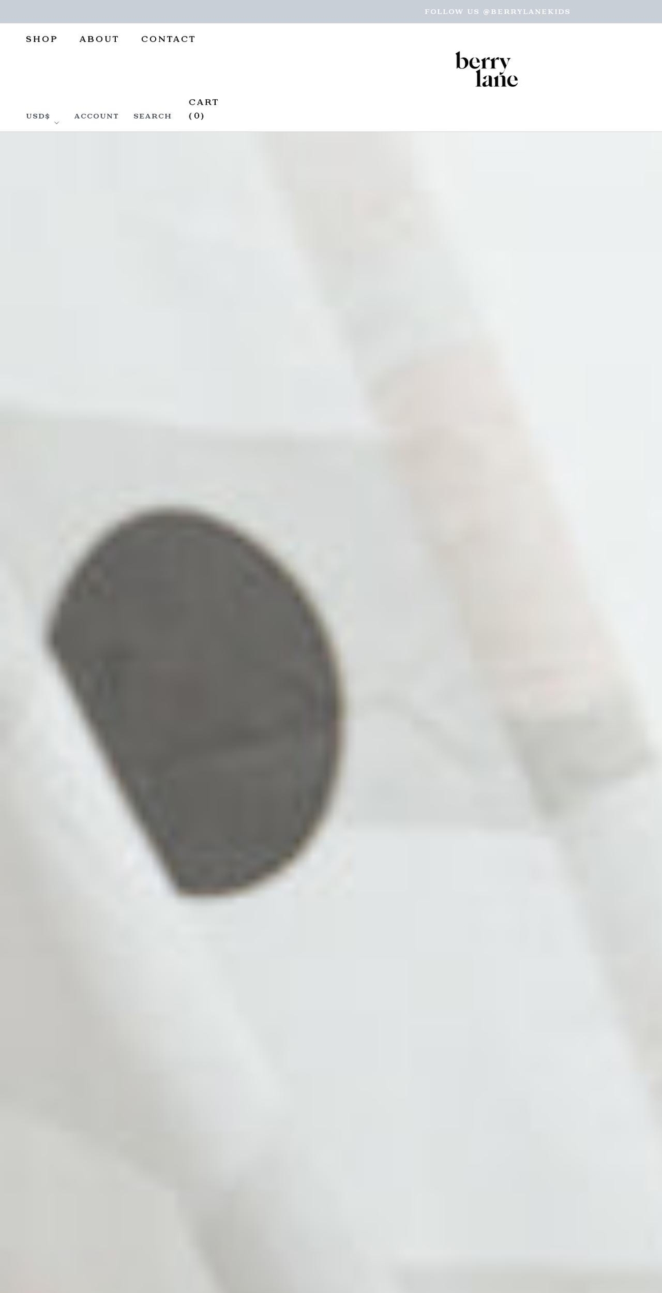 berry-lane.com shopify website screenshot