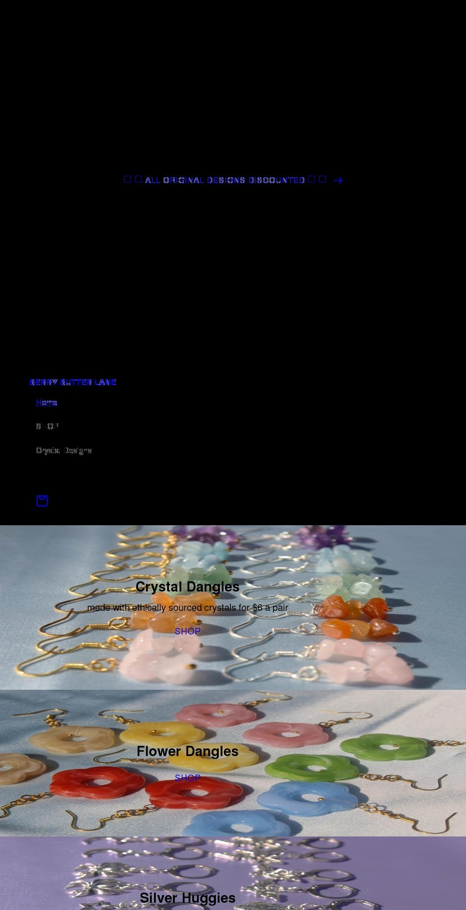 berrybutterlane.com shopify website screenshot
