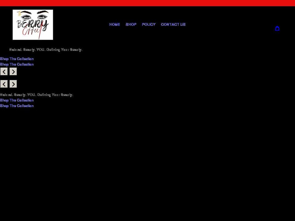 berryeffectcosmetics.com shopify website screenshot