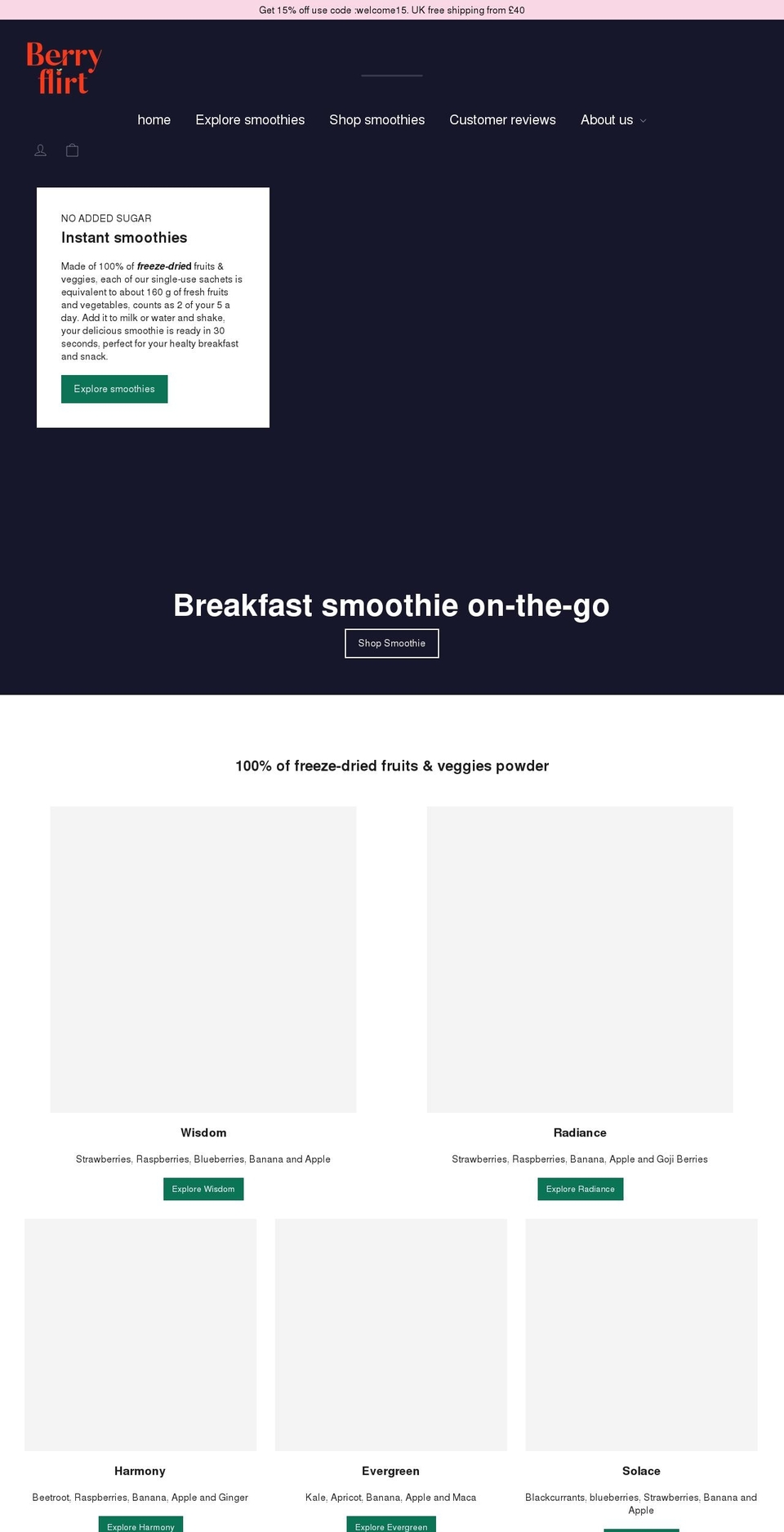 berryflirt.com shopify website screenshot