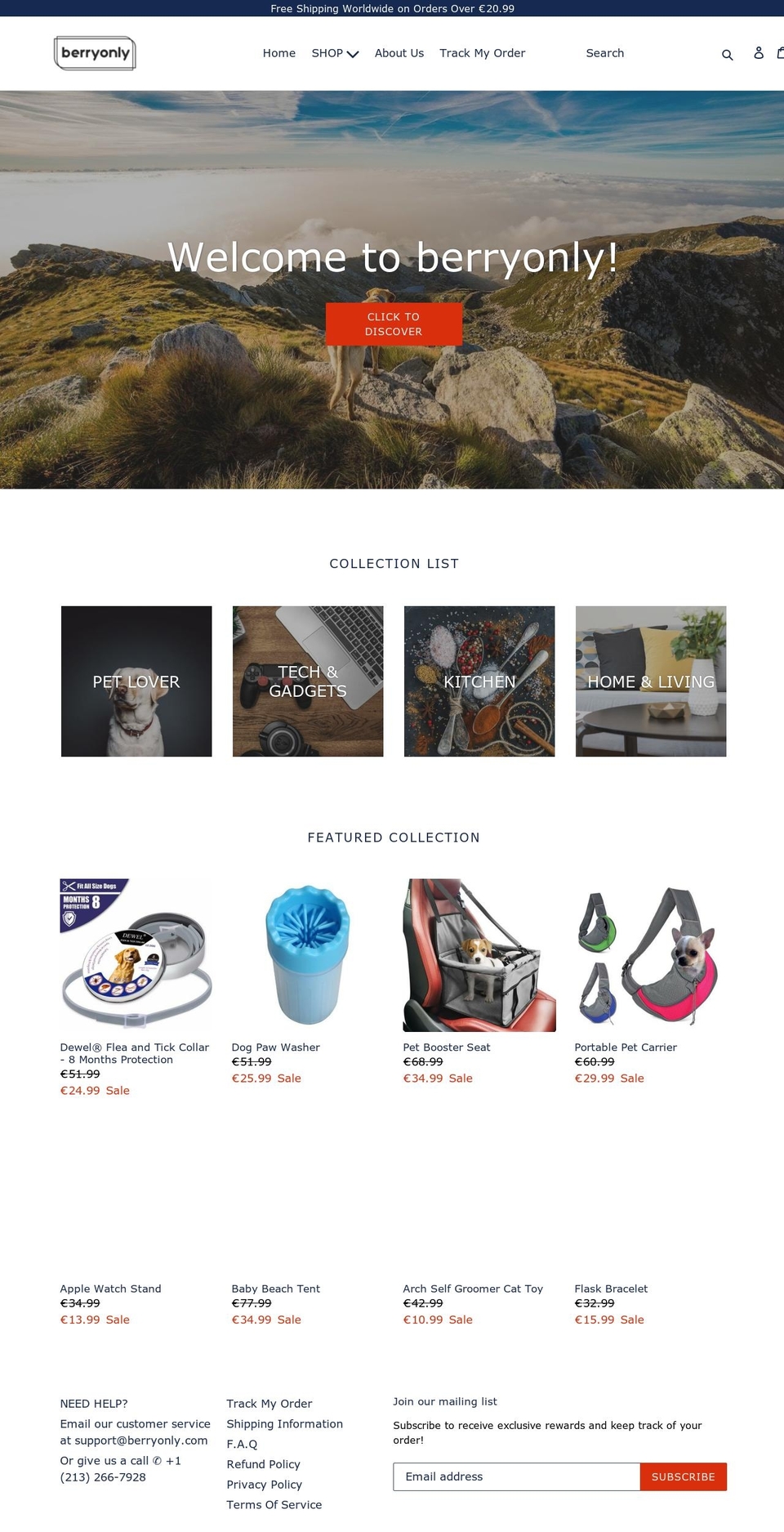 berryonly.com shopify website screenshot