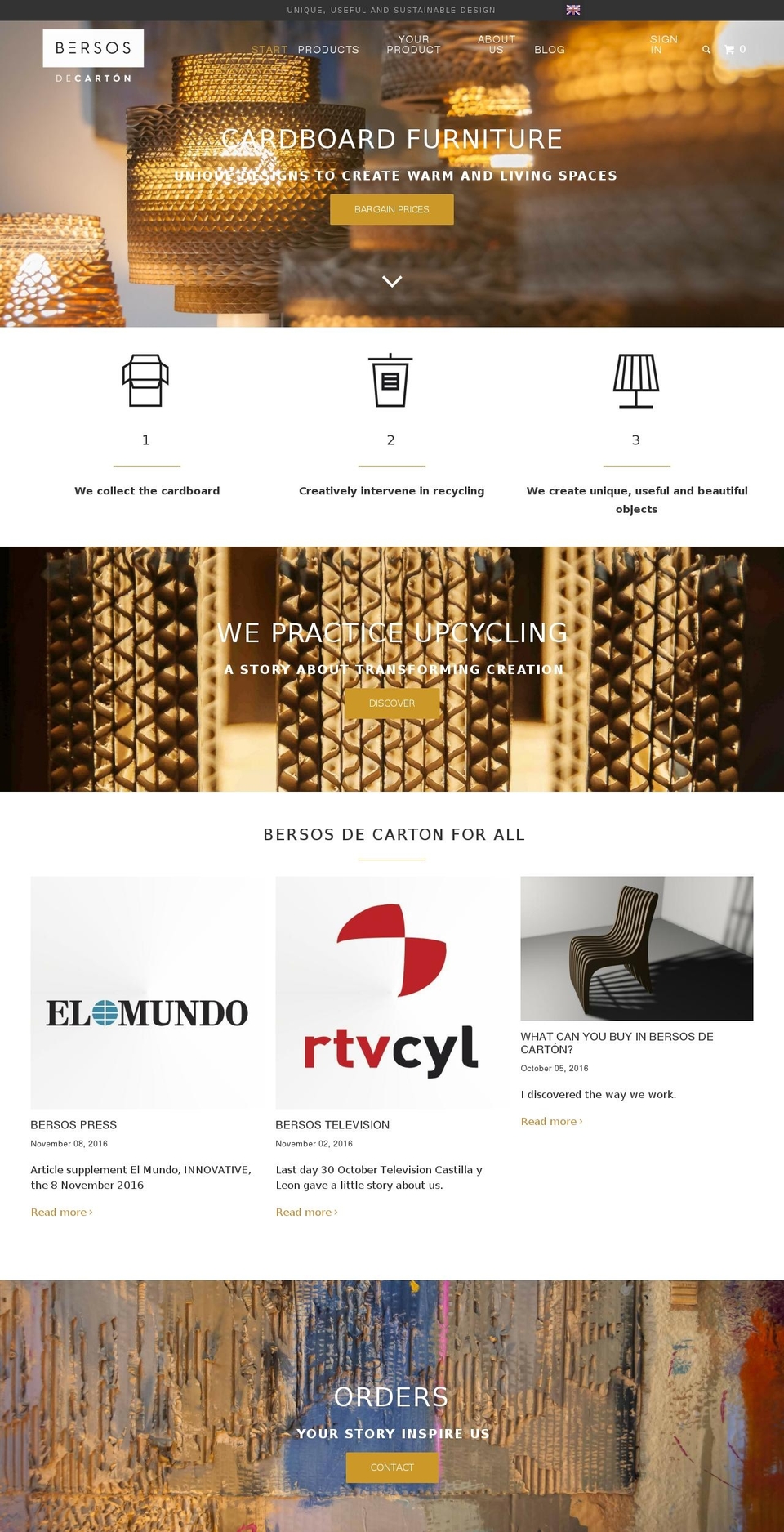 bersosdecarton.com shopify website screenshot