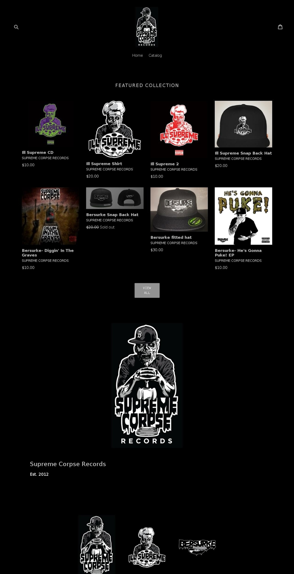 bersurke.com shopify website screenshot