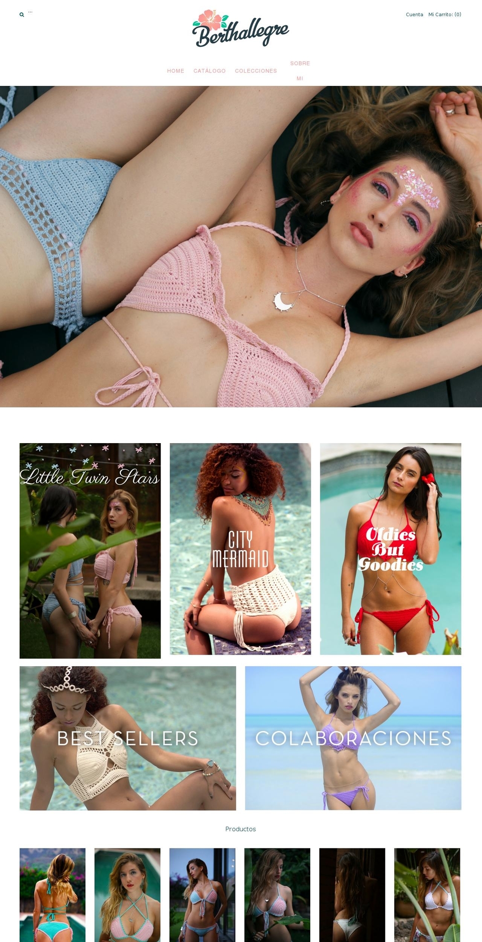 berthallegre.com shopify website screenshot