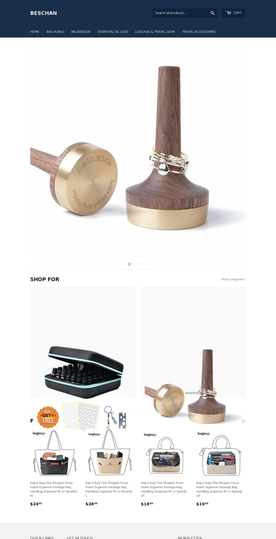 beschan.com — Shopify storefront screenshot
