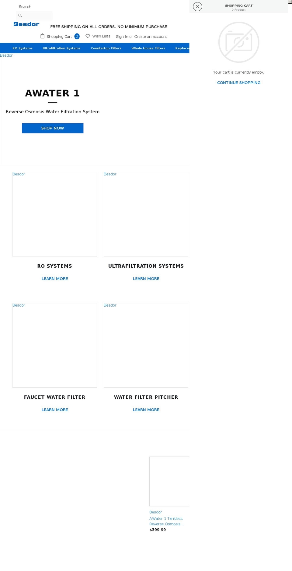 besdor.com shopify website screenshot