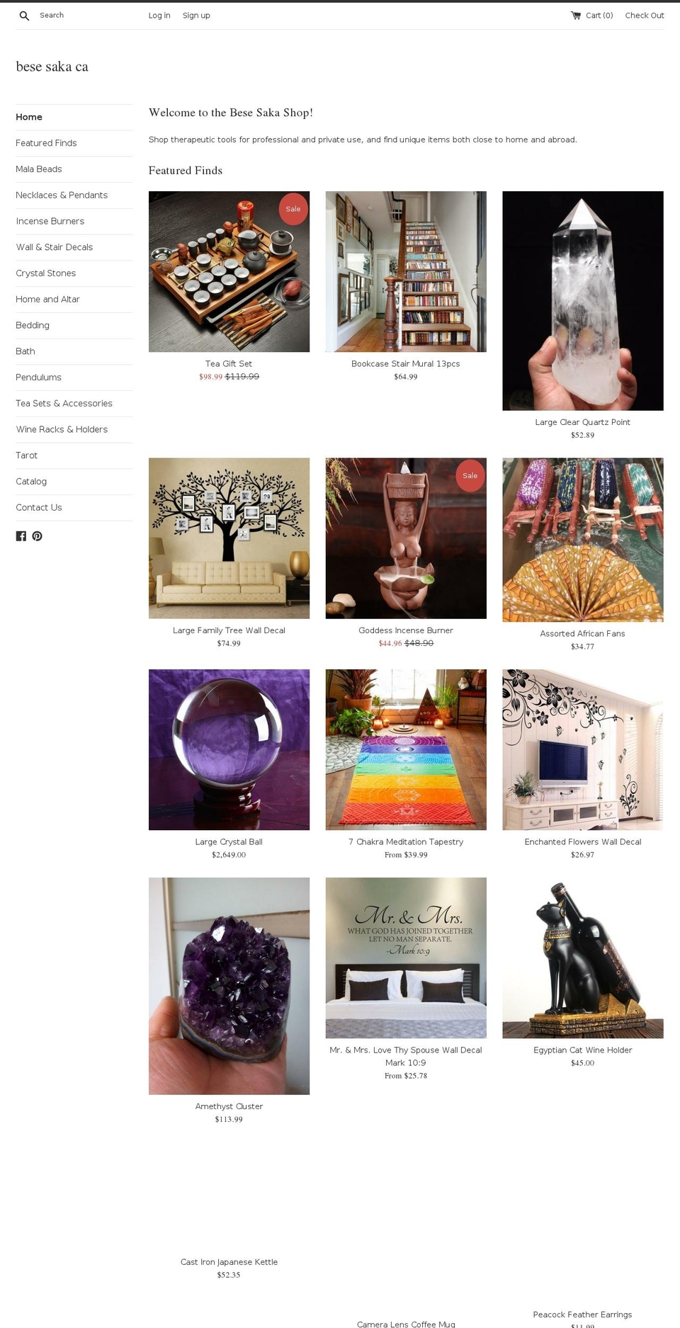 besesakashop.com — Shopify storefront screenshot