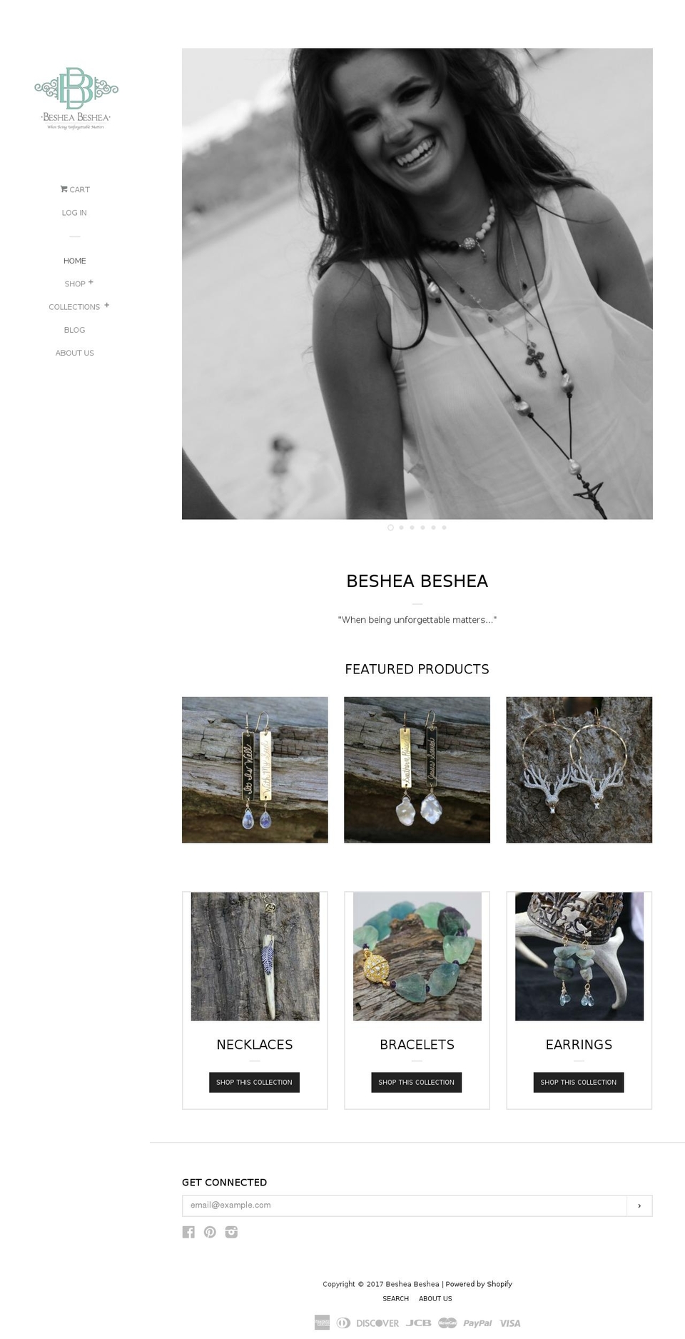 besheabeshea.com shopify website screenshot