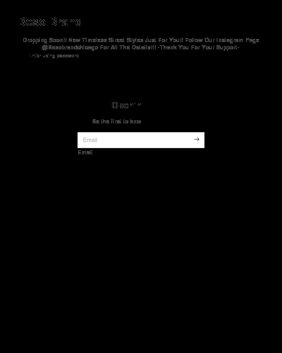 besobrand.com shopify website screenshot