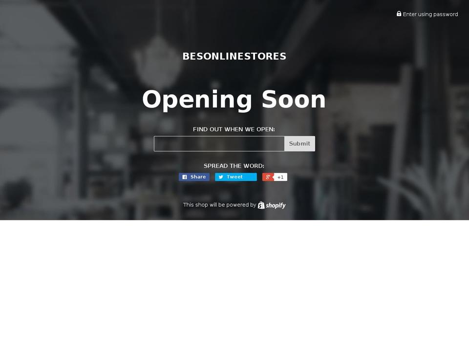 besonlinestores.biz shopify website screenshot