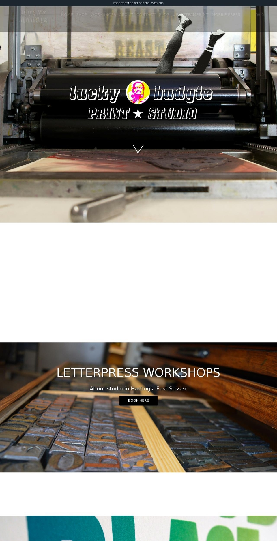 bespoke-letterpress.com shopify website screenshot