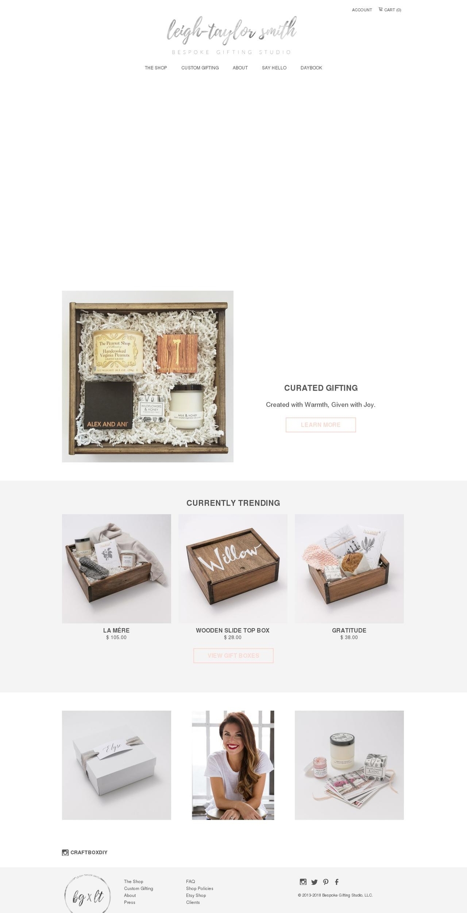 bespokegiftingstudio.com — Shopify storefront screenshot