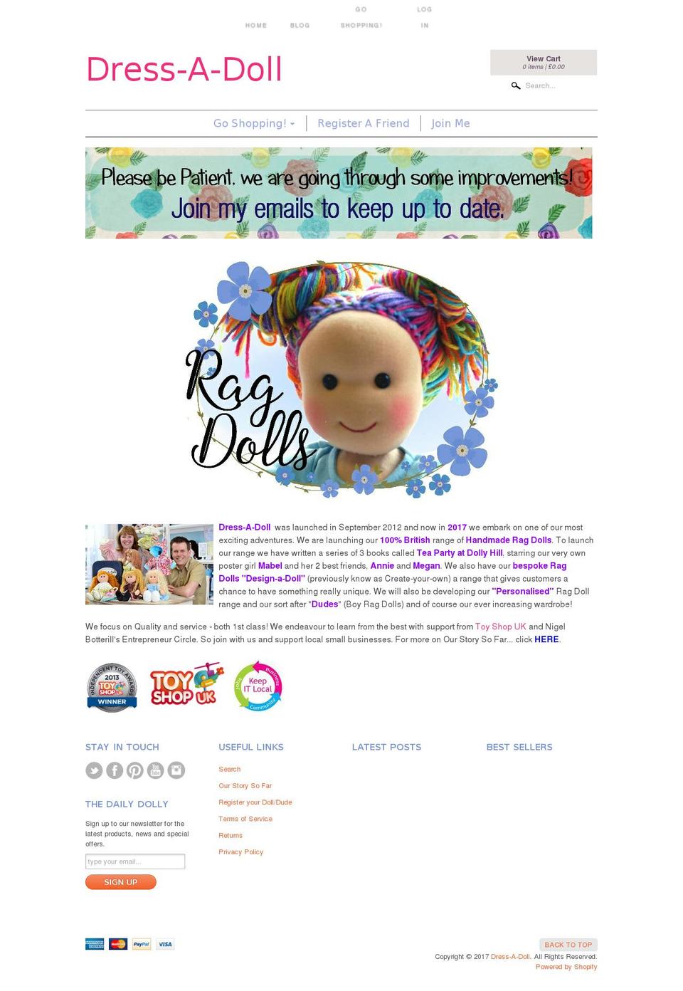 bespokeragdolls.com shopify website screenshot