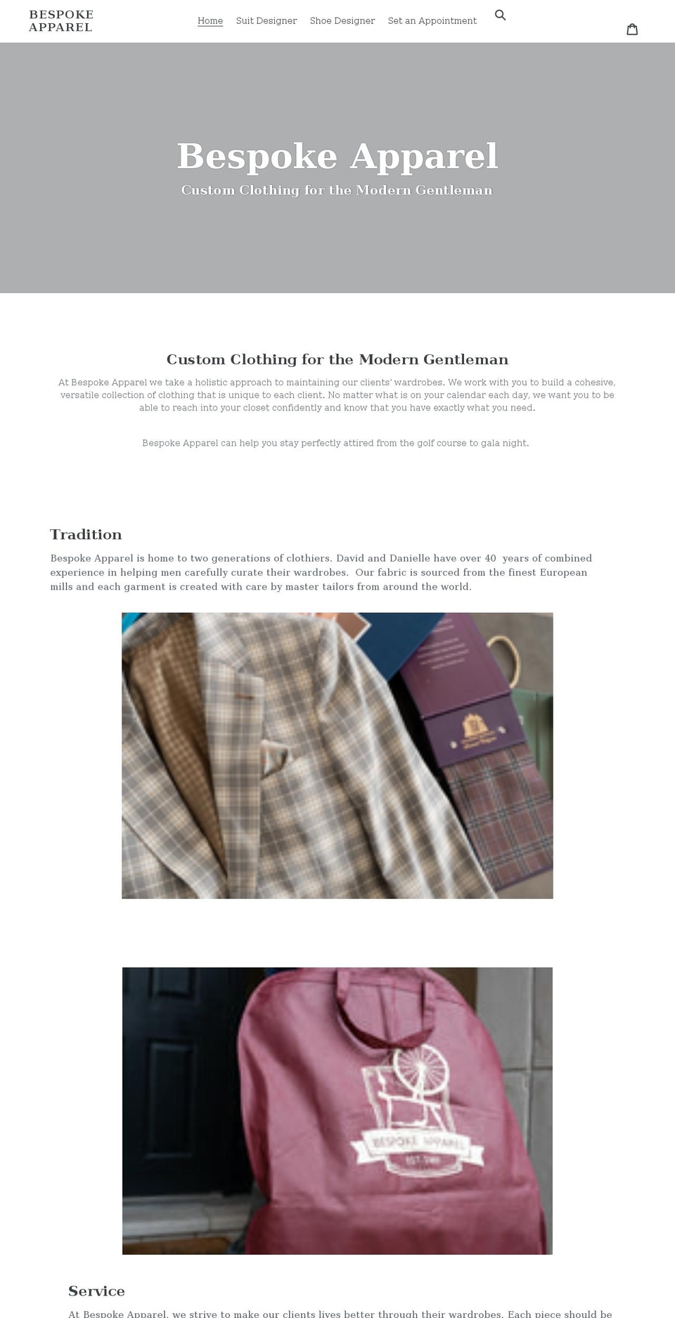 bespokestl.com shopify website screenshot