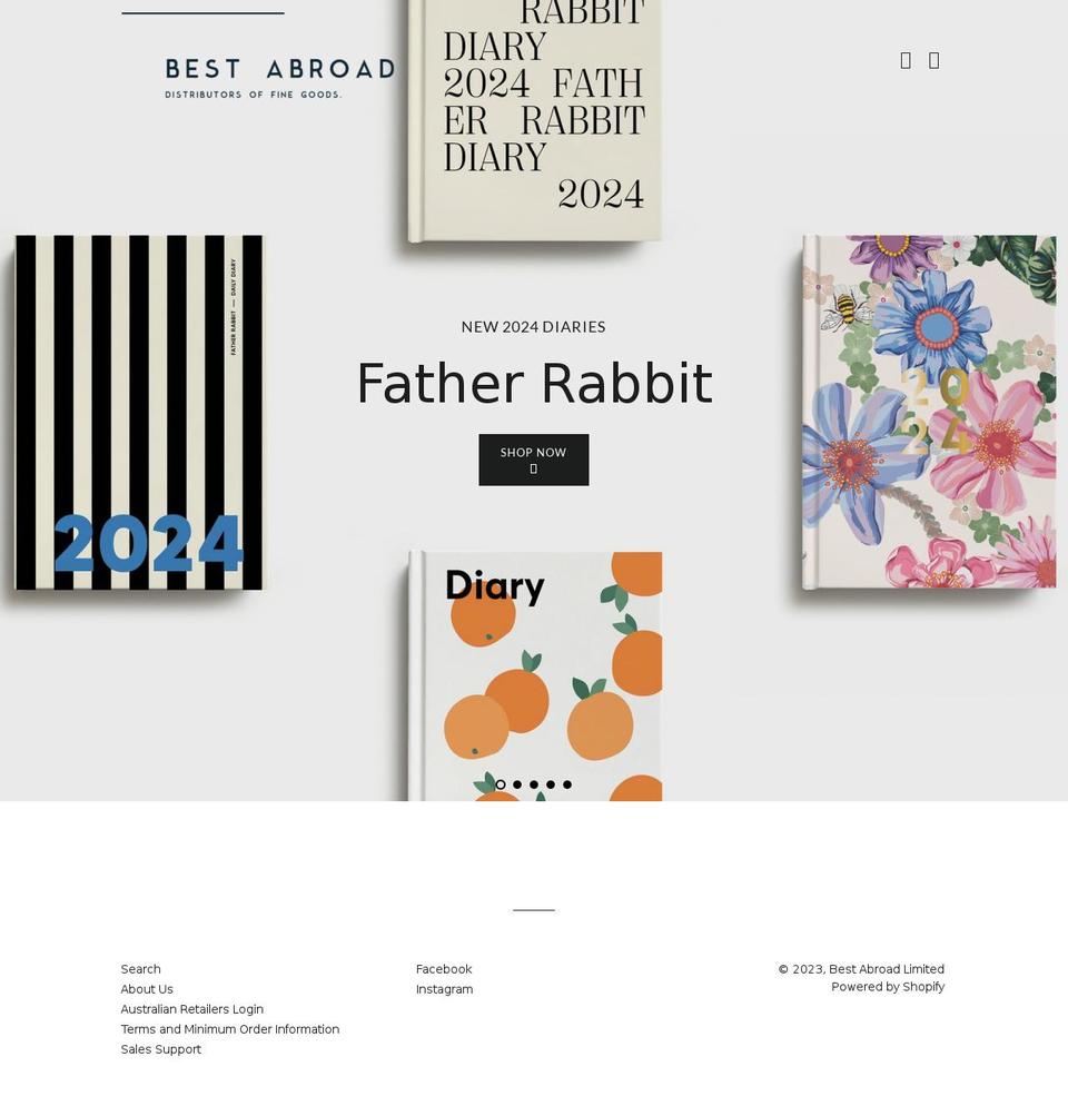 best-abroad.com.au shopify website screenshot